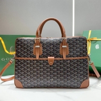 Super Quality Cheap Goyard Ambassade Bag Large Briefcase G2389 Black And Tan