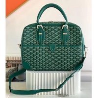 Promotional Goyard Ambassade Bag Small Briefcase G2389 Green