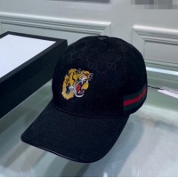 Trendy Design Gucci GG Tiger Baseball Hat G0105 Black 2023