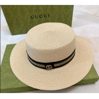 Unique Grade Gucci Straw Hat G021658 Beige 2023