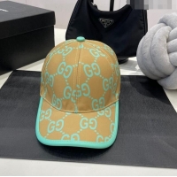 Market Sells Gucci GG Baseball Hat 0307102 Brown/Green 2023