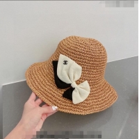 Classic Specials Chanel Straw Bucket Hat with Bow 013105 2023