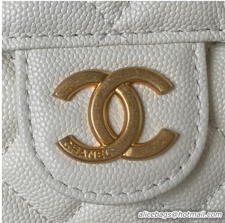 Hot Sell Cheap Chanel SMALL HOBO BAG AS3710 White