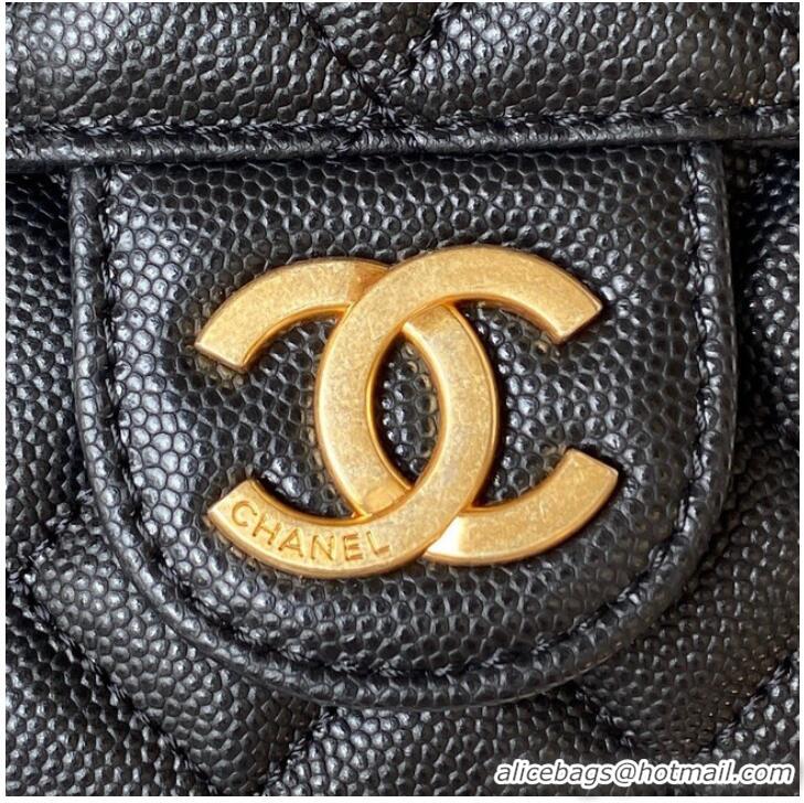 Pretty Style Chanel SMALL HOBO BAG AS3710 BLACK