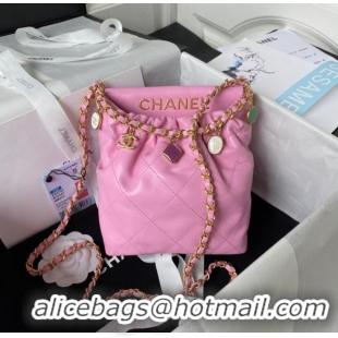 Discount Chanel SMALL BUCKET BAG AS3793 PINK