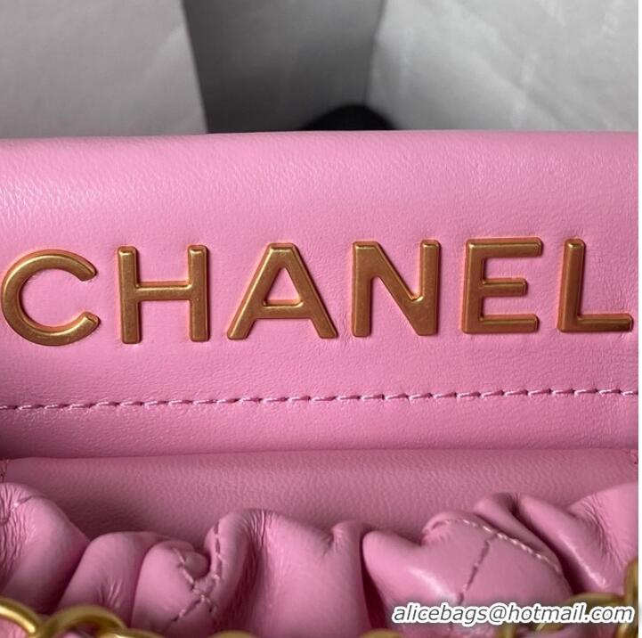 Discount Chanel SMALL BUCKET BAG AS3793 PINK