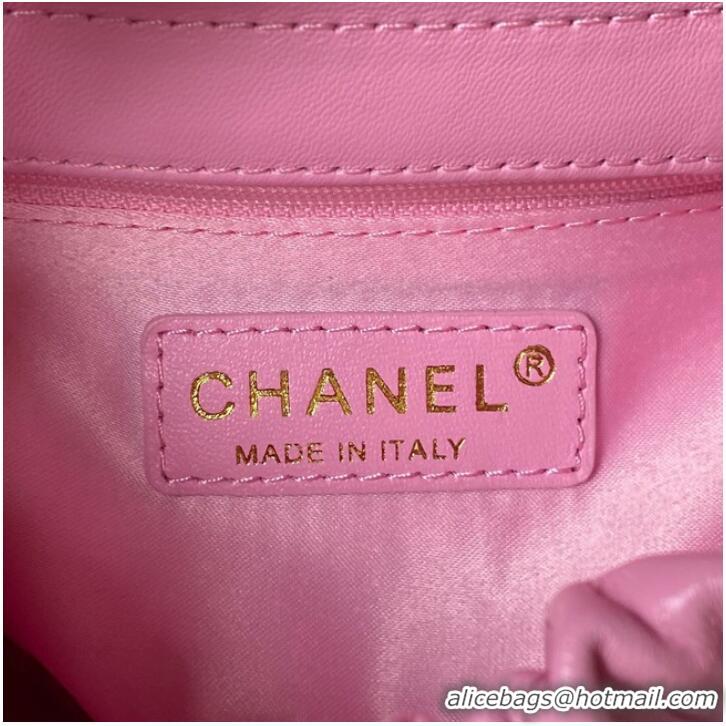 Discount Chanel SMALL BUCKET BAG AS3793 PINK