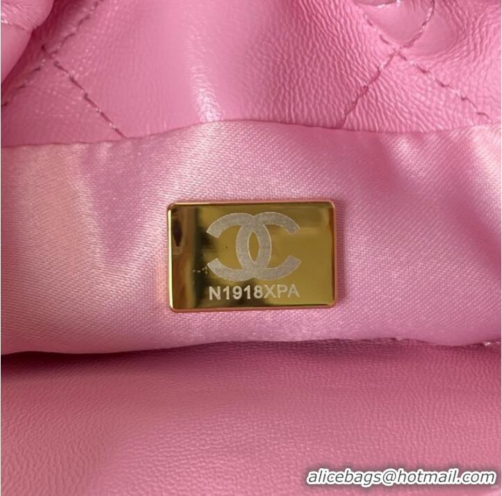 Discount Chanel SMALL BUCKET BAG AS3793 PINK