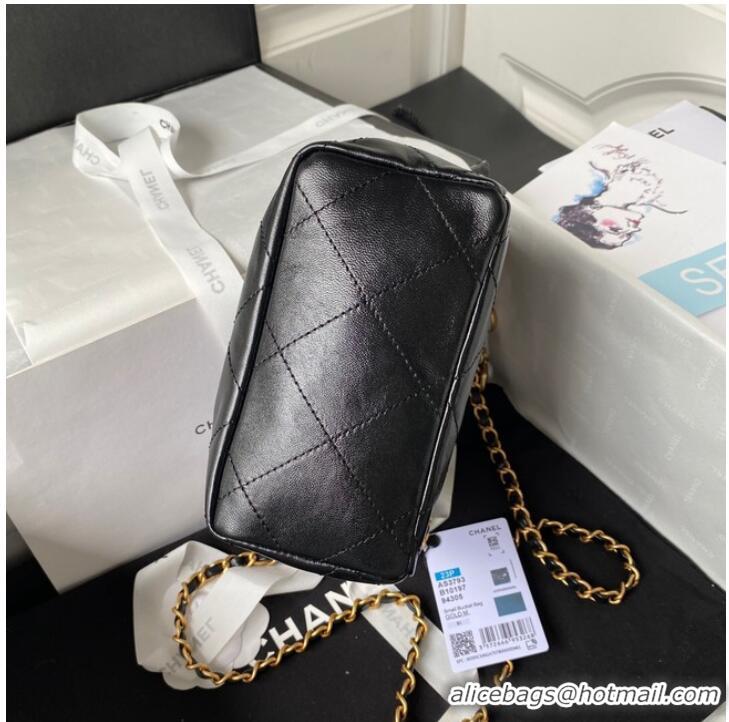 Good Looking Chanel SMALL BUCKET BAG AS3793 BLACK