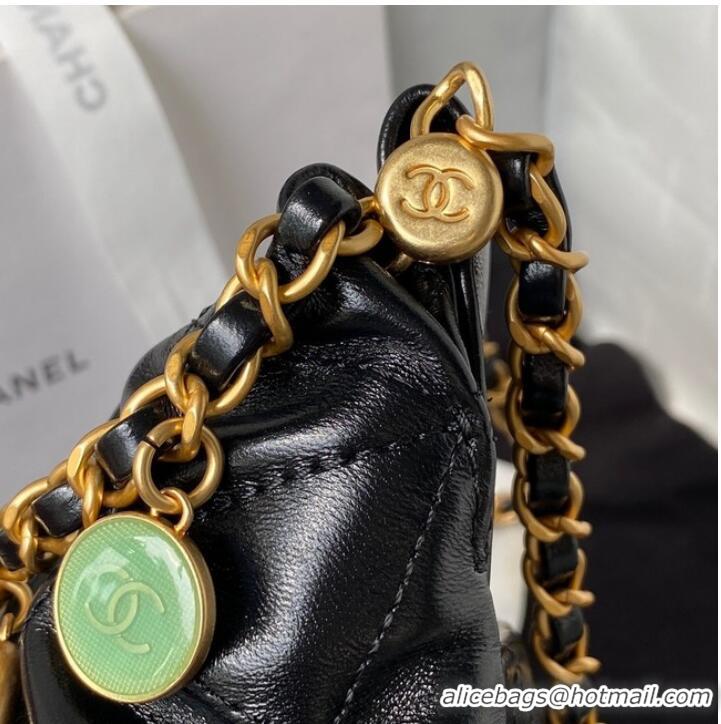 Good Looking Chanel SMALL BUCKET BAG AS3793 BLACK