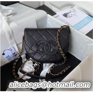 Luxurious Discount Chanel Shoulder Bag AS3867 black