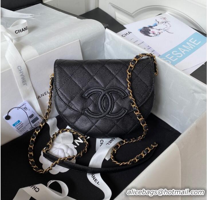 Luxurious Discount Chanel Shoulder Bag AS3867 black