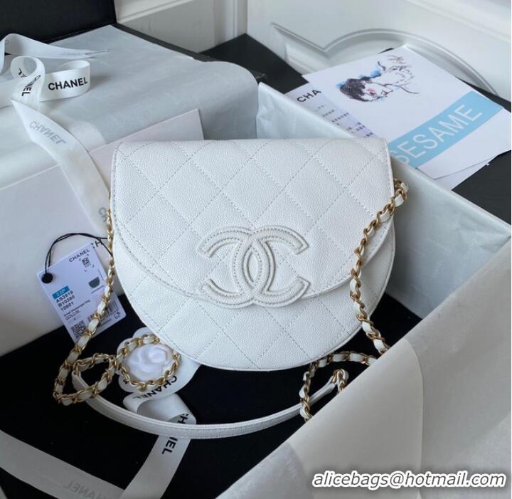 Reasonable Price Chanel Shoulder Bag AS3919 white