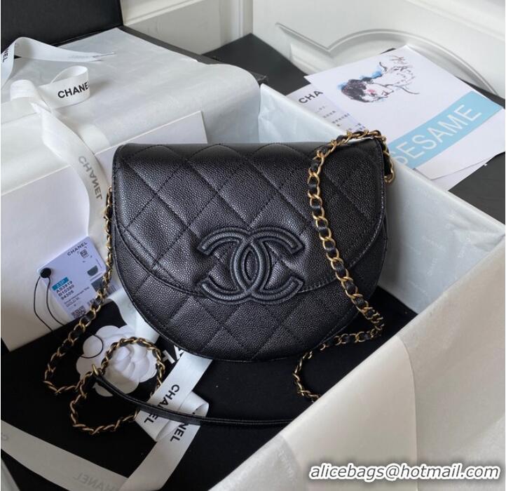 Shop Promotional Chanel Shoulder Bag AS3919 black