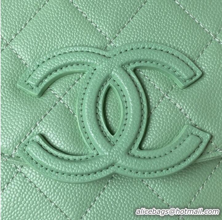 Well Crafted Chanel Shoulder Bag AS3919 green