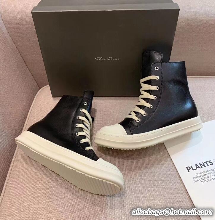 Buy Cheap Rick Owens High-top Leather Trainers RO8741