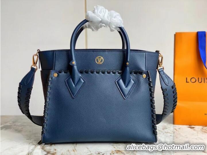 Top Grade Louis Vuitton Monogram Empreinte On My Side MM M21569 Navy Blue