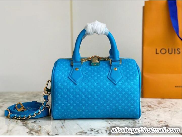 New Fashion Louis Vuitton Speedy Bandouliere 20 M22595 Blue