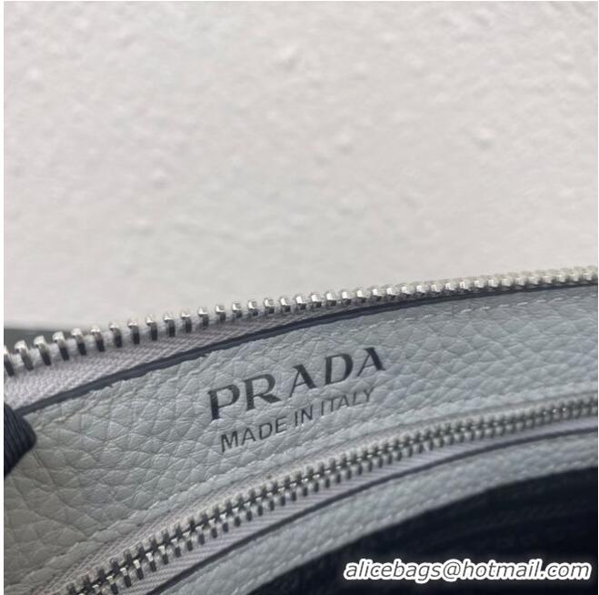 Super Quality Prada Leather shoulder bag 1BH050 light blue