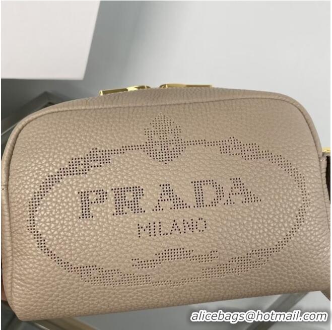 Luxurious Discount Prada Medium leather bag 1BH187 gray