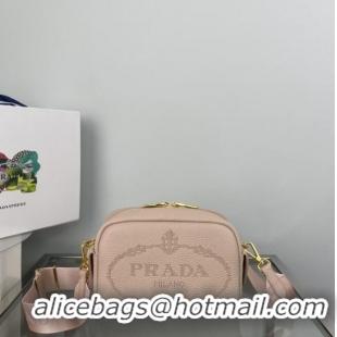 Most Popular Prada Medium leather bag 1BH187 light pink