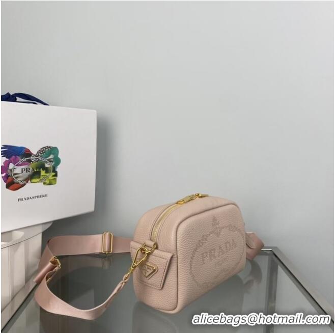 Most Popular Prada Medium leather bag 1BH187 light pink