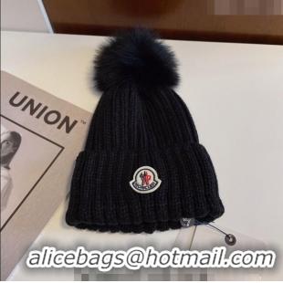 Trendy Design Moncler Knit Hat M1208 Black 2022