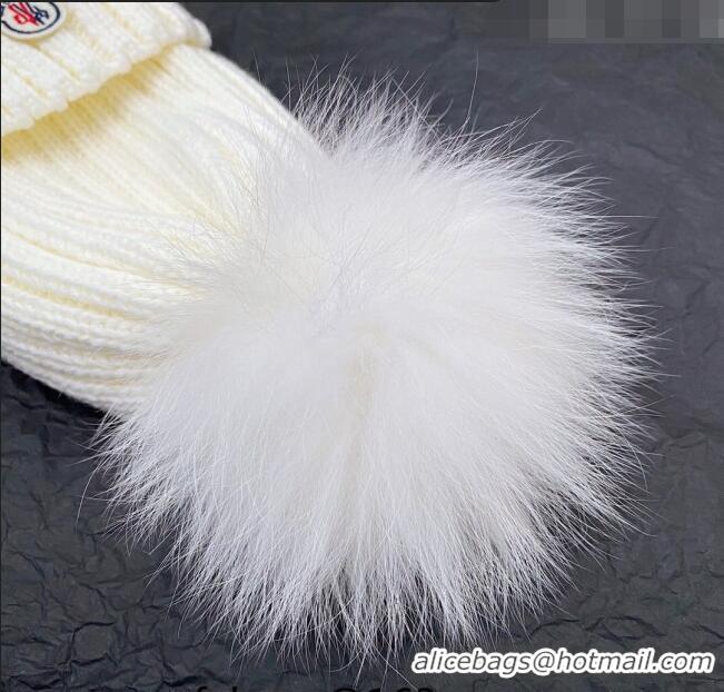 Promotional Grade Moncler Knit Hat 120831 White 2022