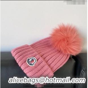 Top Quality Moncker Knit Hat 120831 Pink 2022