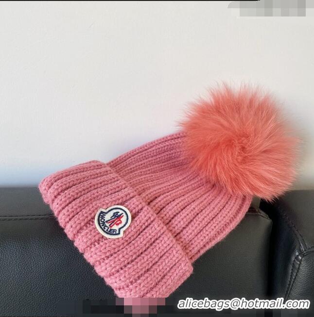 Top Quality Moncker Knit Hat 120831 Pink 2022