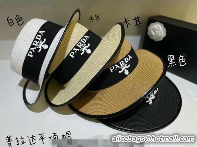 Famous Brand Prada Straw Hat 021606 Beige 2023