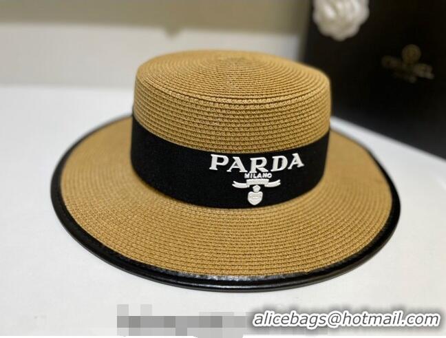 Super Quality Prada Straw Hat 021606 Khaki 2023