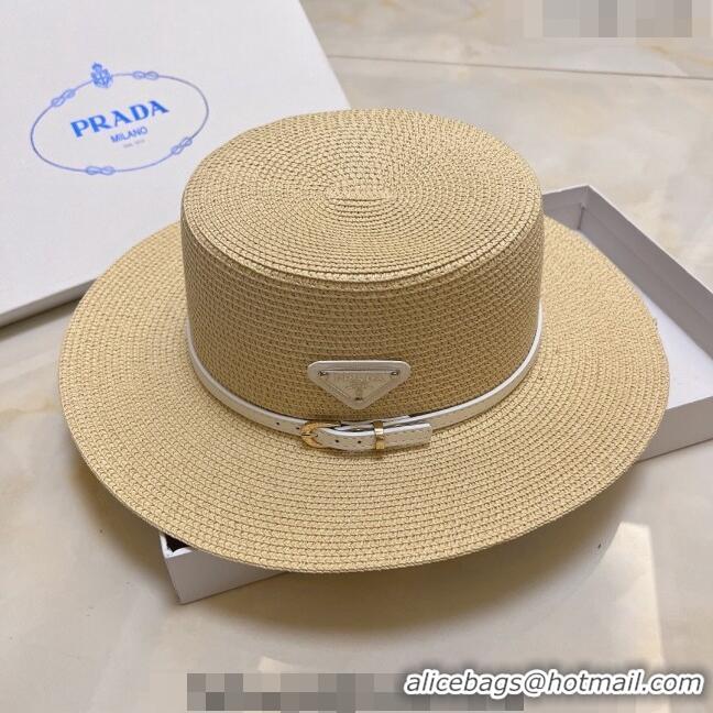 Good Product Prada Straw Hat P021657 Beige 2023