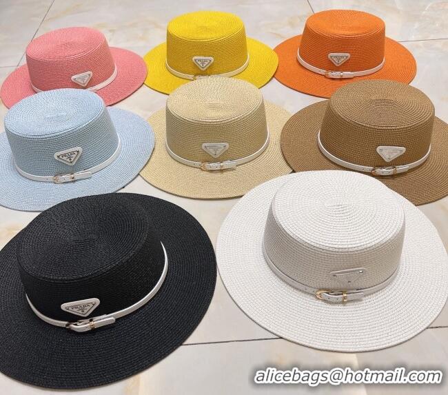 Top Quality Prada Straw Hat P021657 Apricot 2023