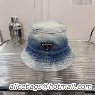 Super Quality Prada Denim Bucket Hat 030796-1 2023