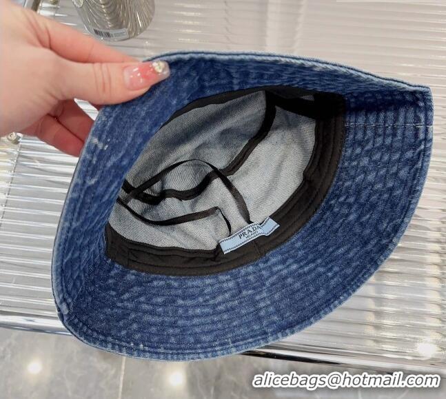 Super Quality Prada Denim Bucket Hat 030796-1 2023