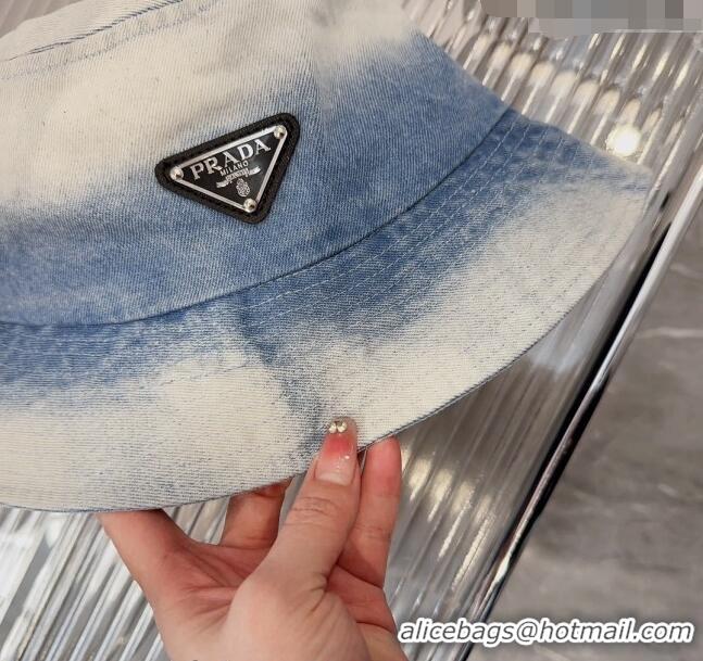 Super Quality Prada Denim Bucket Hat 030796-1 2023