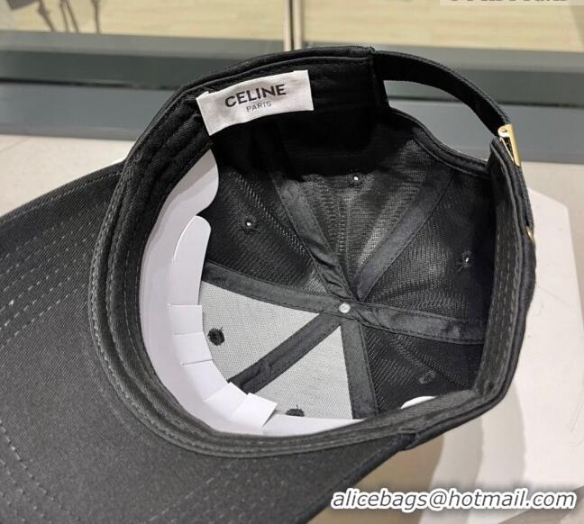 Inexpensive Celine Baseball Hat 021603 Black 2023