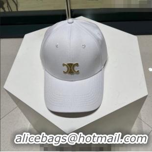 Unique Style Celine Baseball Hat 021603 White 2023