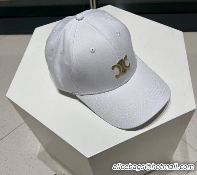 Unique Style Celine Baseball Hat 021603 White 2023