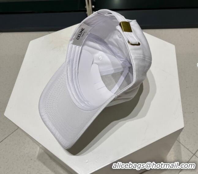 Unique Style Celine Baseball Hat 021603 White 2023