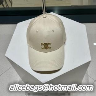 Reasonable Price Celine Baseball Hat 021603 Beige 2023