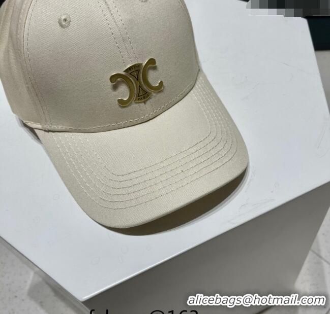 Reasonable Price Celine Baseball Hat 021603 Beige 2023