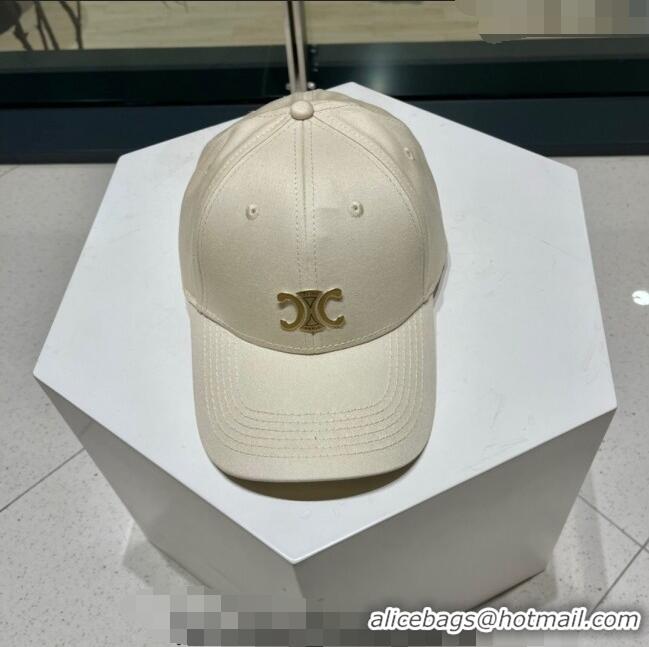 Reasonable Price Celine Baseball Hat 021603 Beige 2023