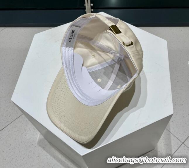 Reasonable Price Celine Baseball Hat 021603 Beige 2023