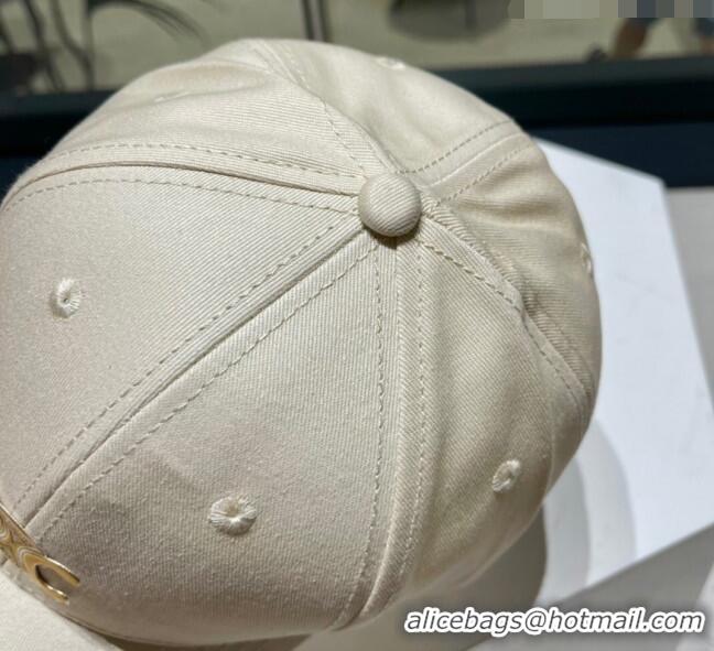 Reasonable Price Celine Baseball Hat 021603 Beige 2023