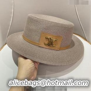 Famous Brand Celine Straw Hat 021621 Grey 2023