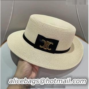 Classic Specials Celine Straw Hat 021621 Beige 2023