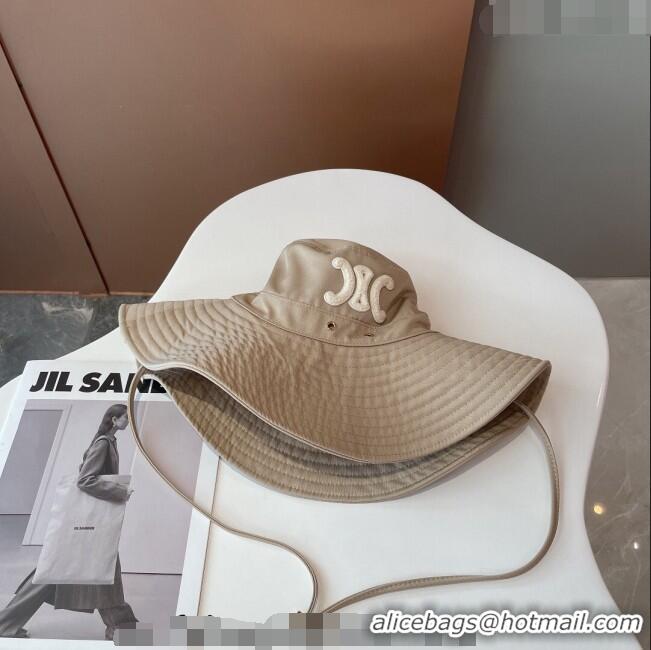 Good Product Celine Wide Brim Hat 021626 Grey 2023