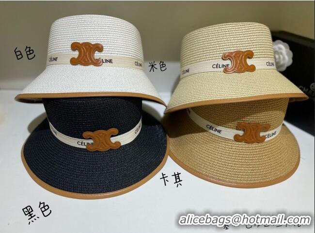 Top Quality Celine Straw Hat C22726 Khaki 2023